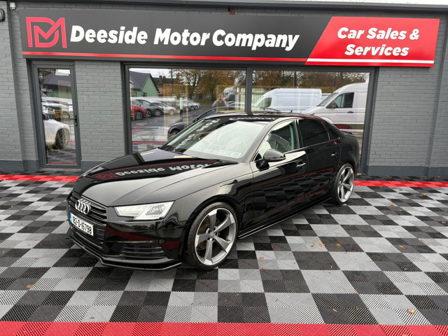 2018 AUDI A4 LIMOUSINE 2.0 TDI 150 SE ULTRA 4DR, NEW MAXTON EXT KIT , NEW TTRS ALLOYS & TYRES , LEATHER INTERIOR , PRIVACY GLASS , FINANCE FROM €72 p/w & €5,950 Trade In , APPLE CAR PLAY , CRUISE CTRL , SENSORS ,