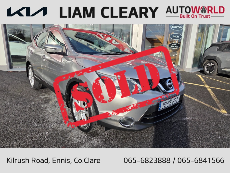 Nissan Qashqai 1.2 SV MY16 E6 4DR
