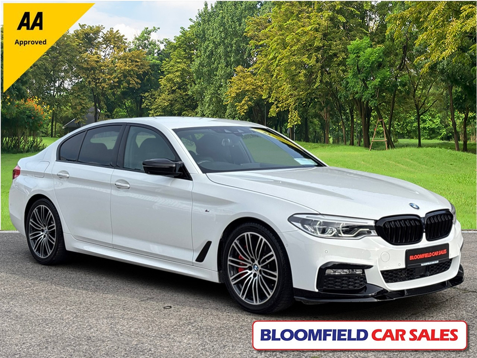 BMW 5 Series 5 SERIES MSPORT AUTO , BLACK LEATHER // LOW MILEAGE