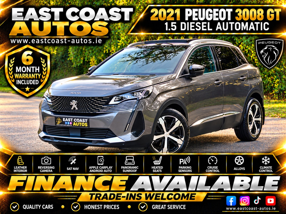 Peugeot 3008 1.5 BlueHDi 130bhp GT Auto