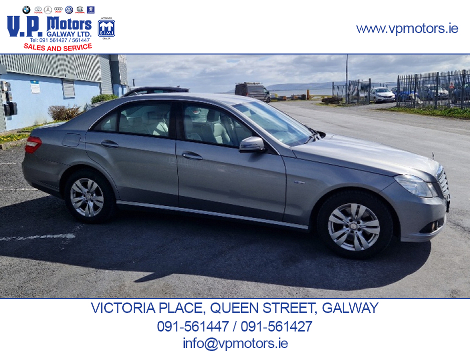 2009 MercedesBenz E Class 2.1L Diesel from VP MOTORS LTD GALWAY
