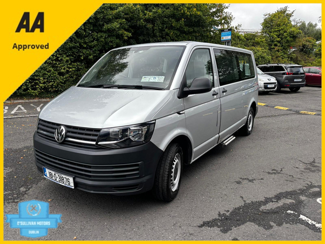 2018 VOLKSWAGEN TRANSPORTER T6 SHL TREND TDI 150HP D D7F 9 5