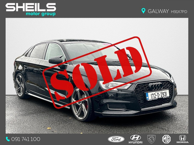 2017 AUDI A3 1.6TDI 116 SE *BLACK R-LINE PACK*