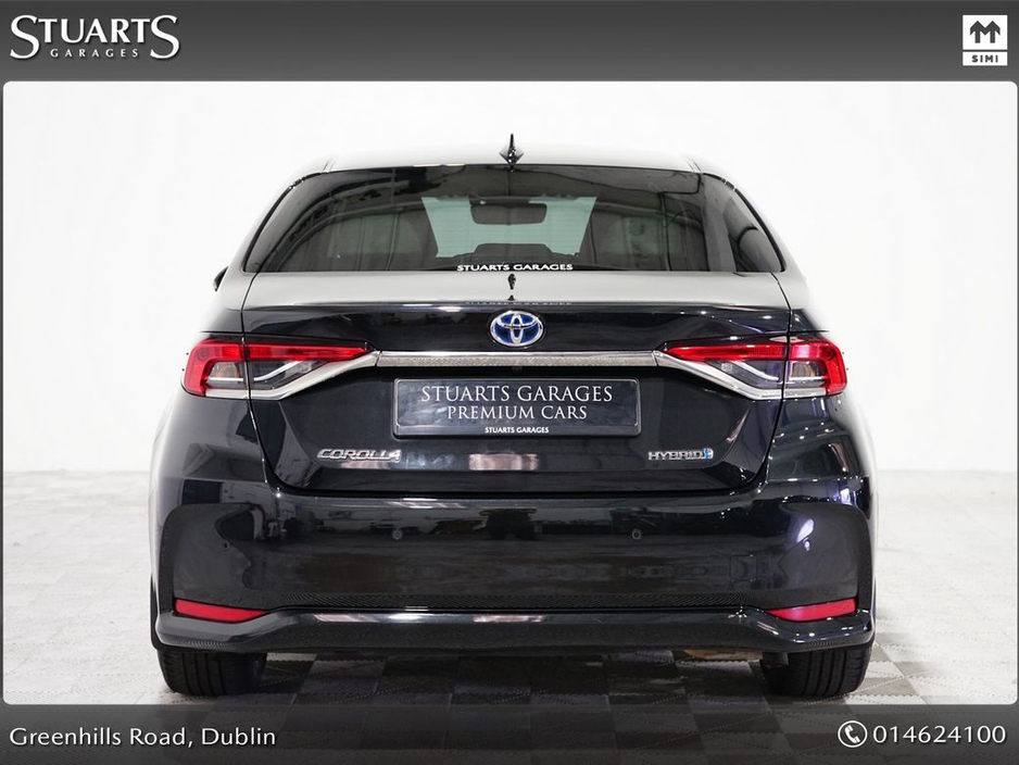 Toyota Corolla Hybrid SOL Saloon 4DR Auto*Night Sky Black Metallic with Light grey Partial leather*18" Bi-Tone Grey Alloys* — thumbnail 5