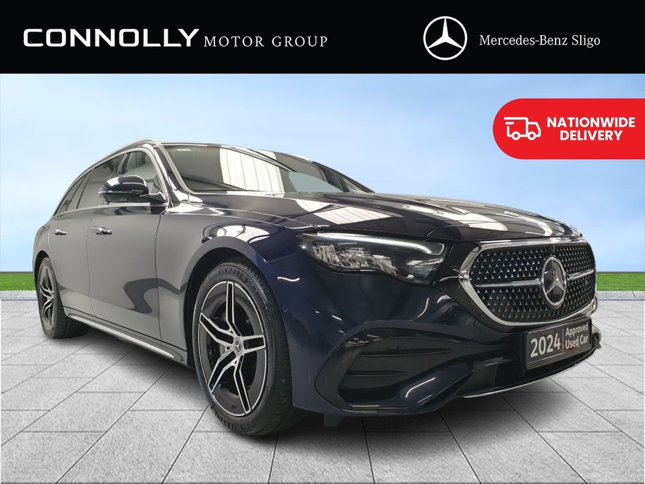 Mercedes-Benz E Class E300de AMG 2.0 Diesel Estate 9 Speed Automatic Plug in Hybrid with 316bhp combined and 52km of electric range *Huge specification including LED High Performance Lights, Heated black leather, Widescree