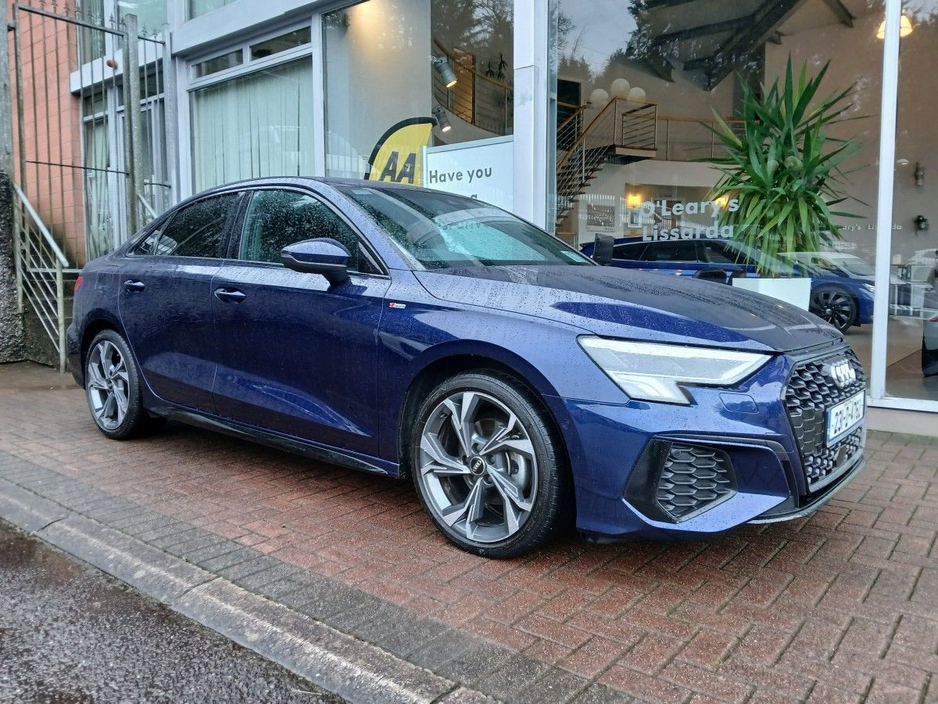 Audi A3 30 TFSI 110HP S- Line Saloon, Navarra Blue, 27km.