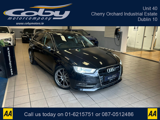 2014 AUDI A3 1.4 5DR Auto New Upgraded Alloy Wheels,New NCT, Full Leather,Privacy Glass, Sat Nav, 2Keys, Climate Control, Cruise Control, Reverse Cam, Parking Sensors, MFSW, Heated Seats, Full Electrics, and more.