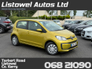 2018 VOLKSWAGEN UP! 1.0 AUTOMATIC YELLOW * AUTO LIGHTS, HEATED MIRRORS, AIR CONDITIONING, ISOFIX CHILD SEAT ANCHOR POINTS, COMES WITH 2 YEAR NEW NCT*