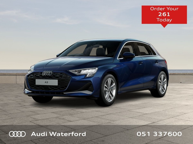 2026 AUDI A3 Sportback 30 TFSI SE from €480 per month