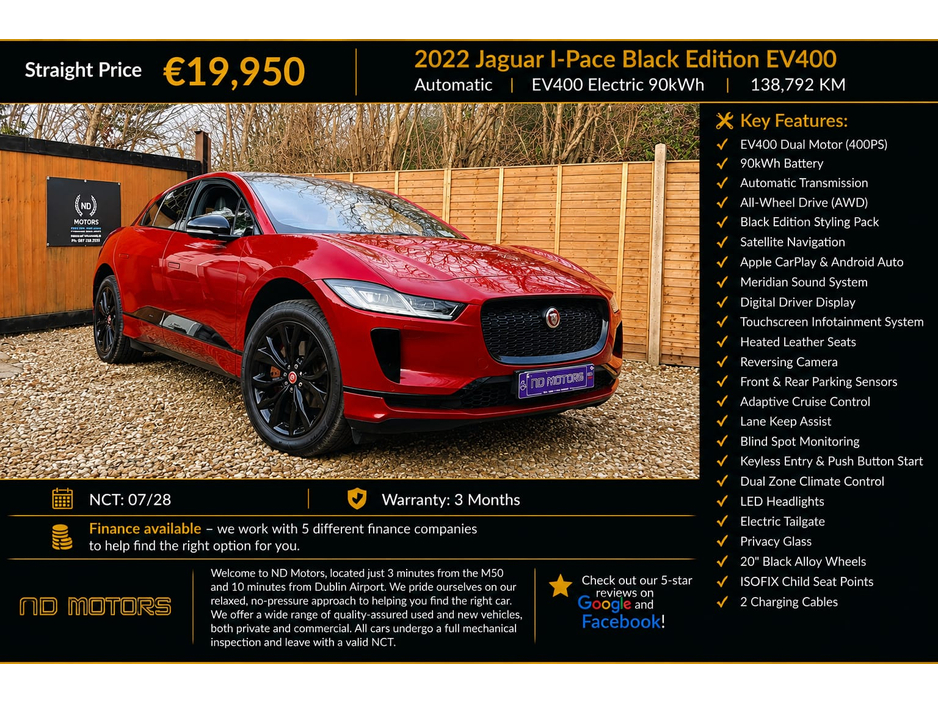 2022 Jaguar I-Pace For Sale Images