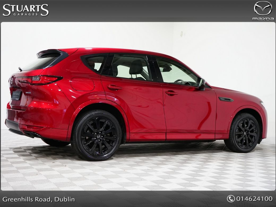 Mazda CX-60 HOMURA, DRIVERS ASSISTANCE PACK, SOUL RED WITH BLACK LEATHER , RADAR CRUISE WITH MAZDA PILOT ASSIST, ADAPTIVE LED HEADLIGHTS, HEATED AND VENTILATED SE — thumbnail 25