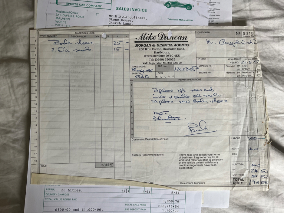 1994 Morgan Plus 8 3.9L Petrol For Sale Images