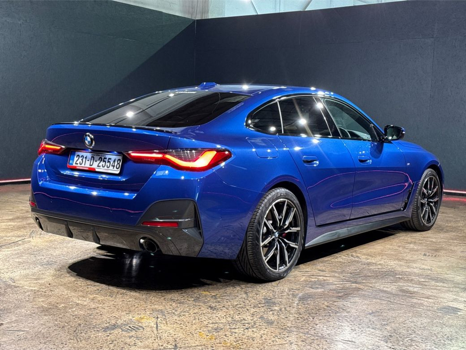 BMW 4 Series 420D M-SPORT AUTOMATIC - REVERSE CAMERA - CRUISE CONTROL - CREAM LEATHER UPHOLSTERY - ELECTRIC TAIL-GATE - DIAMOND CUT ALLOY WHEELS — thumbnail 3
