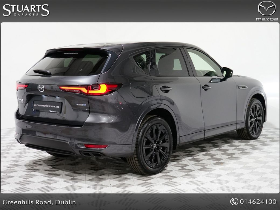 Mazda CX-60 HOMURA PLUS PHEV 327ps 8AT AWD*HOMURA PLUS*DRIVERS ASSISTANCE PACK, CONVENIENCE PACK AND PANORAMIC SUNROOF, MACHINE GREY WITH BLACK LEATHER , RADAR CR — thumbnail 22