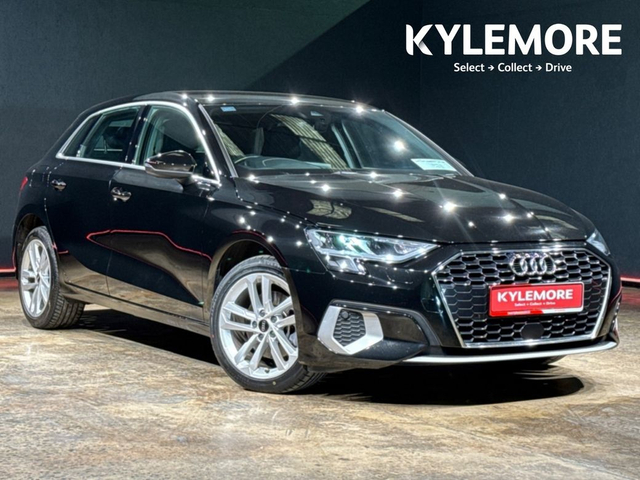 2023 AUDI A3 SPORTBACK TFSI E SPORT PETROL/ELECTRIC - 17'' ALLOY WHEELS - LEATHER TRIM BLACK/ROCK GREY TWIN - PARKING SENSORS - TWO KEYS