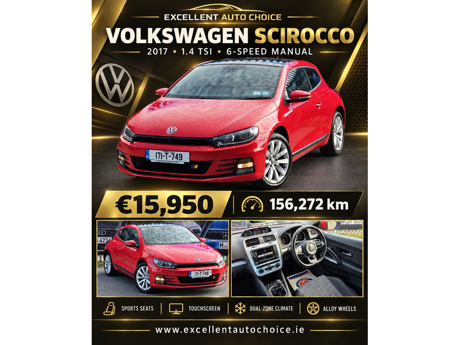 2017 Volkswagen Scirocco 1.4L Petrol For Sale Images