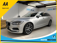 Volvo V90 2.0 D4 MOMENTUM DYNAMIC PLUS 190 BHP DIESEL AUTOMATIC // FULL HEATED LEATHER // REVERSING CAMERA // CRUISE CONTROL // LANE ASSIST // APPLE CARPLAY // UPGRADED POLESTAR SPORT ALLOYS // PRIVACY PACK
