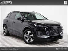 Audi Q6 E-TRON *SOUND AND VISION PACK* Q6 100KWN PERFORMANCE S/LINE: MYTHOS BLACK WITH BLACK HIGH GLOSS SURROUNDS, 20” DIAMOND CUT ALLOYS, S360 CAMERA, KEYLESS ENTRY