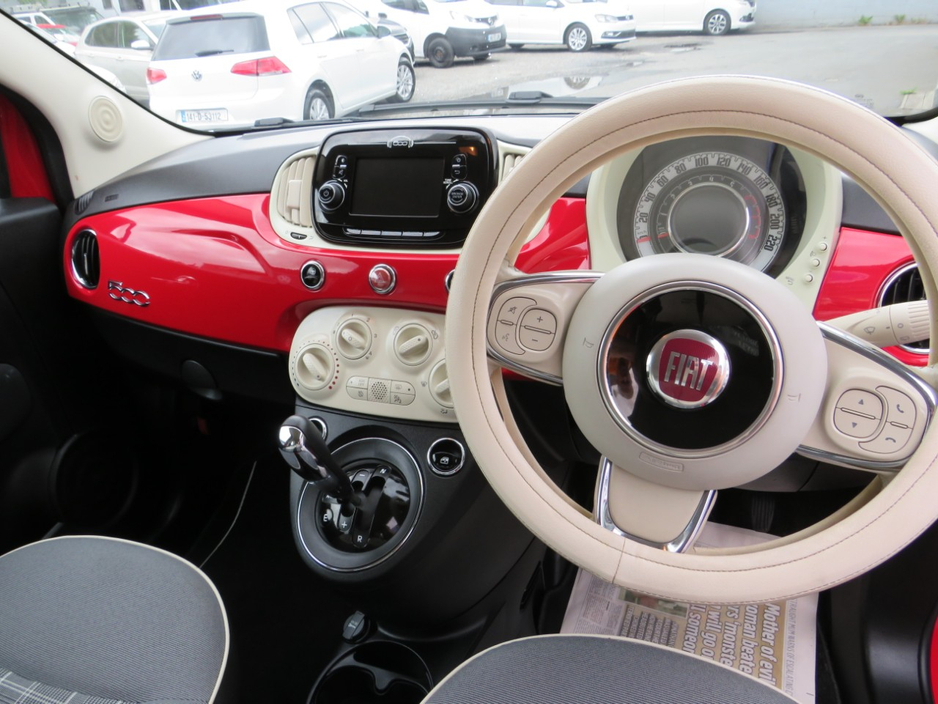 Fiat 500 2018 FIAT 500 1.2 PETROL AUTO LOW MILEAGE NCT 28 — thumbnail 8