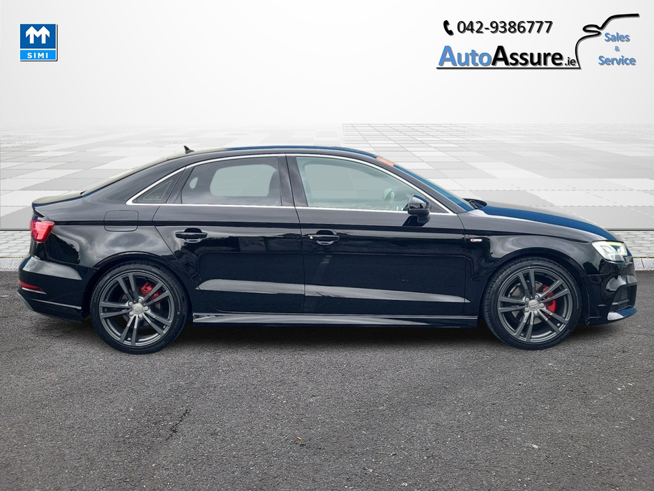 Audi A3 LIMOUSINE 1.6 TDI 116BHP  S-LINE *** Gunmetal Grey Alloys / Half Leather Interior / Cruise Control *** — thumbnail 11