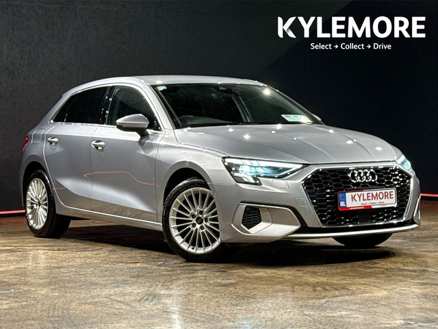 2022 AUDI A3 1.0L TFSI - FULL BLACK LEATHER UPHOLSTERY - FACTORY ALLOYS - DIGITAL DASH - REVERSE CAMERA - CRUISE CONTROL