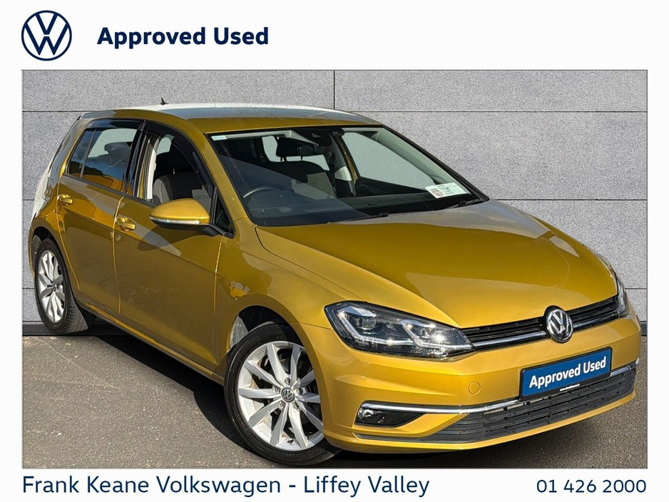 Volkswagen Golf COMFORTLINE AUTO 1.2TSI DSG 110HP *TURMERIC YELLOW METALLIC* *HIGHLINE ALLOYS* *DIGITAL COCKPIT DISPLAY* *REAR VIEW CAMERA* *12 MONTHS FRANK KEANE WARRANTY* *FINANCE AVAILABLE*