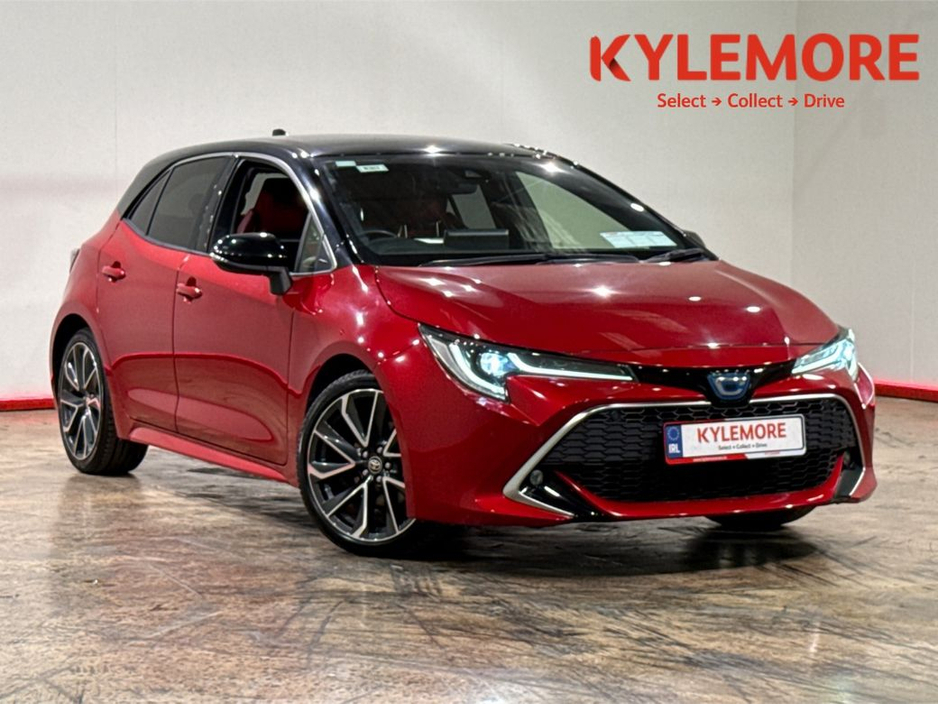 Toyota Corolla 1.8 HYBRID AUTOMATIC - GZ EDITION - UPGRADED ALLOYS - RED/BLACK TWO TONE - HALF RED LEATHER TRIM - CRUISE CONTROL - REAR CAMERA