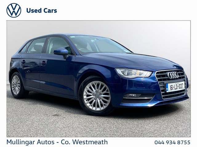 2016 AUDI A3 2.0 TDI SE TECHNIK NCT 07/26