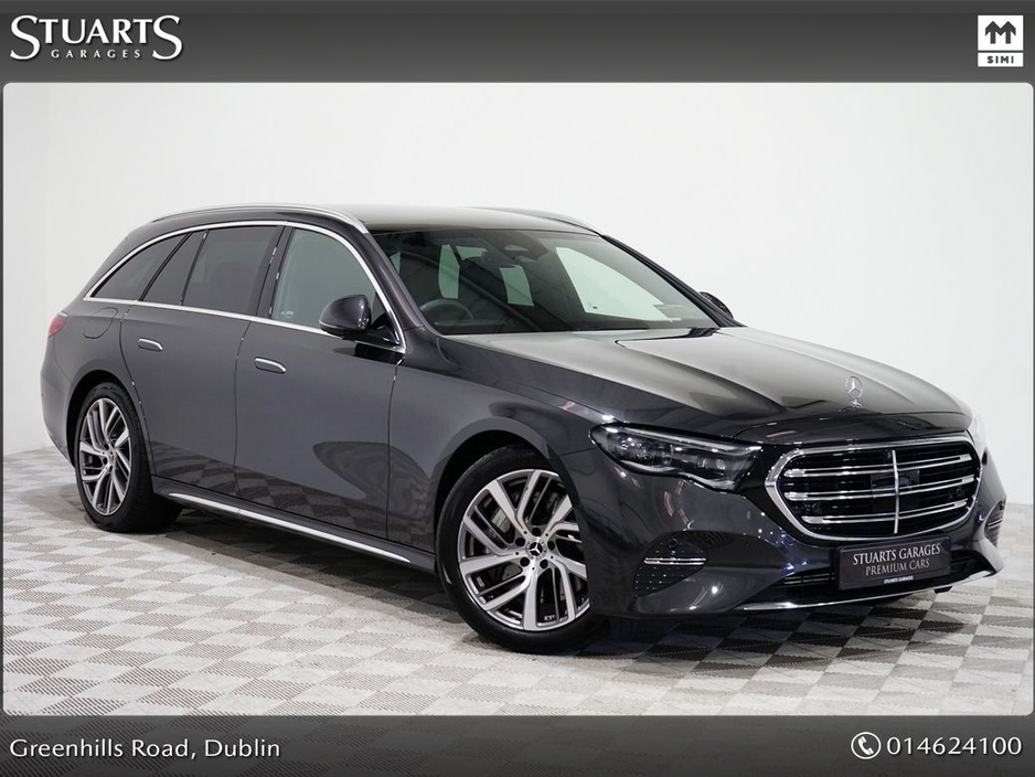 Mercedes-Benz E Class E300e PHEV ESTATE EXECUTIVE PREMIUM: PANORAMIC SLIDING ROOF, 360 CAMERA, BURMEISTER 4D SOUND, VENTILATED MEMORY SEATS, GRAPHITE GREY, BLACK LEATHER