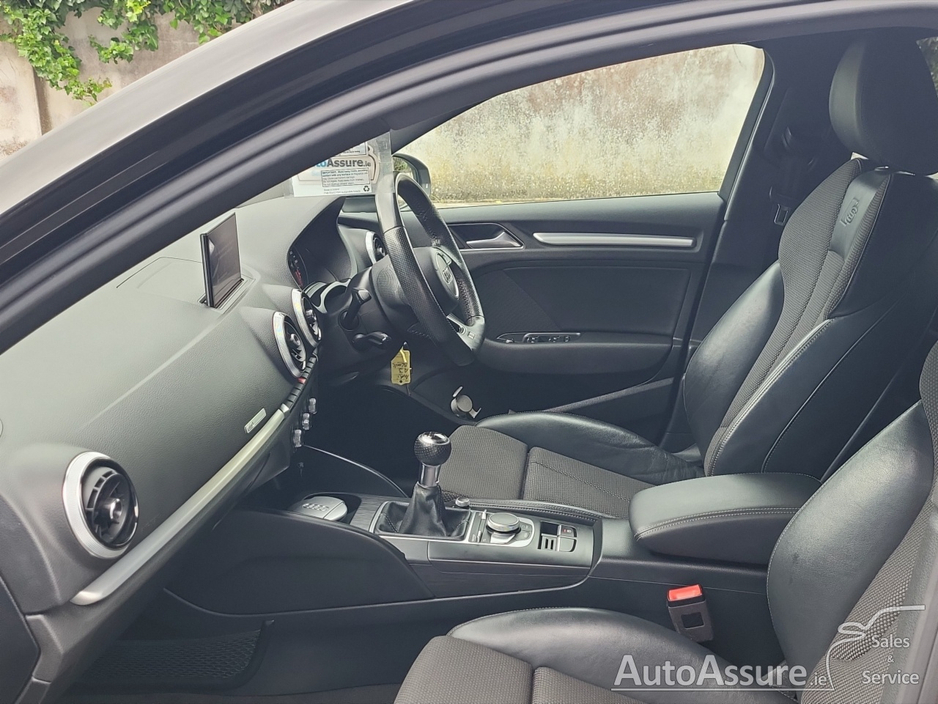 Audi A3 LIMOUSINE 1.6 TDI 116BHP  S-LINE *** Gunmetal Grey Alloys / Half Leather Interior / Cruise Control *** — thumbnail 12