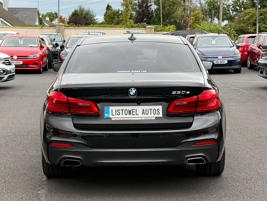 BMW 5 Series 530E M-SPORT 184BHP AUTOMATIC HYBRID *VIRTUAL COCKPIT, REAR VIEW CAMERA, 19 " DIAMOND CUT ALLOYS, PARKING SENSORS FRONT & REAR, MEMORY SEATS, LEATHER UPHOLSTERY, 3 STAGE HEATED SEATS,HEADS UP DISPLAY* — thumbnail 8