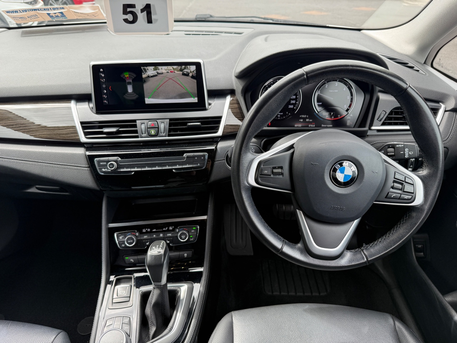 BMW 2 Series LEATHER* 218D LUXURY *AUTOMATIC  150BHP, REAR VIEW CAMERA, PARKING SENSORS FRONT & REAR, APPLE CARPLAY//ANDROID AUTO, ADAPTIVE CRUISE CONTROL, POWER ADJUSTABLE SEATS,  3 STAGE HEATED SEATS, NEW NCT* — thumbnail 15