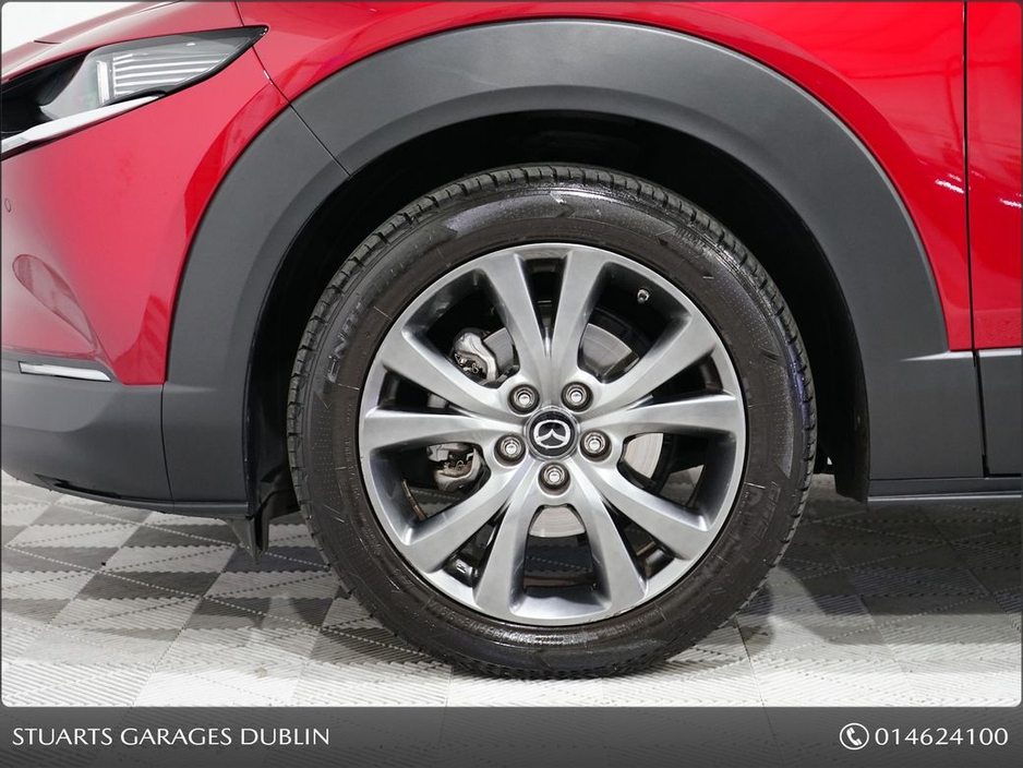 Mazda CX-30 CX-30 TAKUMI e-SKYACTIV X 186ps SOUL RED CRYSTAL WITH BLACK LEATHER, SUNROOF, 360 CAMERA, WIRELESS CHARGER, WIRELESS CARPLAY, ELECTRIC MEMORY SEATS — thumbnail 9