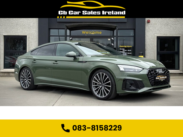 2023 AUDI A5 2.0 TDI 40 S line Sportback 5dr Diesel S Tronic quattro Euro 6 (s/s) (204 ps) 1 OWNER + C&S PACK + TECH PACK + B&O SOUND + 4X4 AWD
