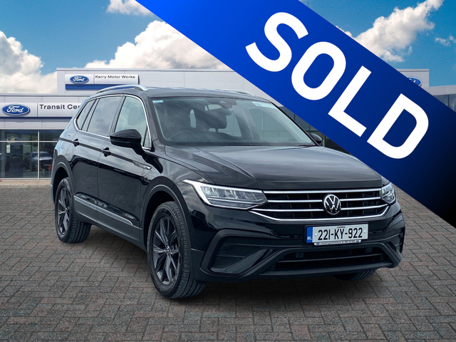 2022 VOLKSWAGEN TIGUAN ALLSPACE Life 2.0 TDI 150BHP Automatic 7 Seater