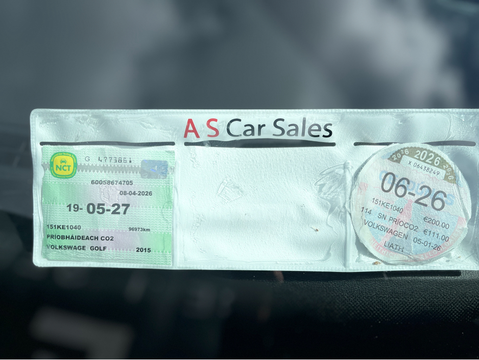 2015 Volkswagen Golf 1.2L Petrol For Sale Images