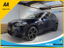 BMW X3 XDRIVE20D MSPORT PRO M-PERFORMANCE DIESEL AUTOMATIC // CARBON BLACK // HEADUP DISPLAY // HARMAN KARDON // FULL HEATED/COOL LEATHER // UPGRADED X3M WHEEL PACKAGE // PRIVACY PACK // 360* SURROUND CAMERA