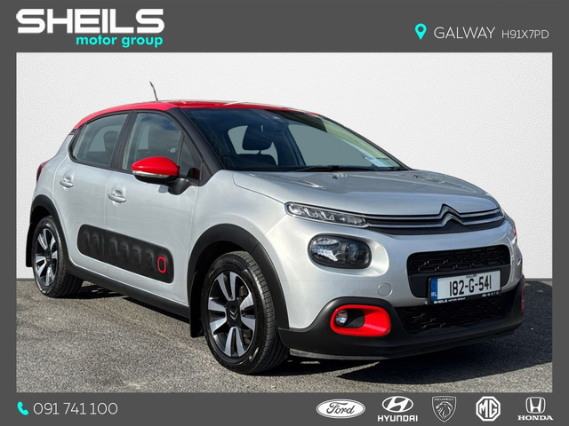 2018 CITROEN C3 PureTech 68 manual Feel