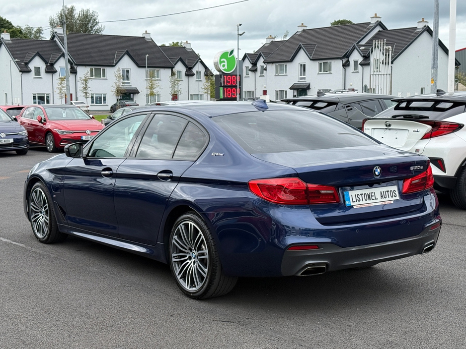 BMW 5 Series 530E M-SPORT 2.0 HYBRID AUTOMATIC * VIRTUAL COCKPIT, REAR VIEW CAMERA, 19 " DIAMOND CUT ALLOYS, PARKING SENSORS FRONT & REAR, APPLE CARPLAY /ANDROID AUTO, MEMORY SEATS, LEATHER UPHOLSTERY * — thumbnail 7