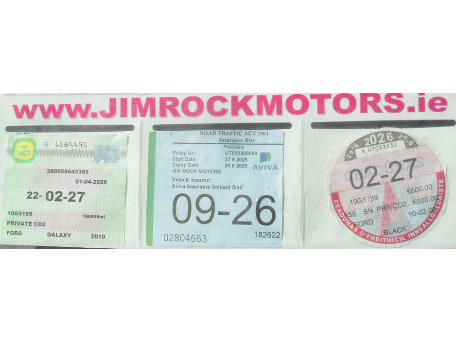 2010 Ford Galaxy 2L Diesel For Sale Images