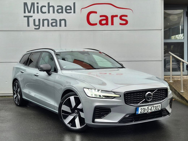 2023 VOLVO V60 T6 R Design PHEV Auto Estate, Privacy Glass, 19'' Alloys, Leather & Alcantara, CarPlay / Android Auto, Electric Tailgate, 360 Camera