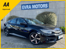 Honda Civic PREMIUM SALOON 1.0 PETROL MANUAL //HIGH SPEC//FULL HONDA HISTORY//FULL LEATHER HEATED SEATS//REVERSE CAMERA//SAT NAV//SUNROOF//KEYLESS ENTRY//