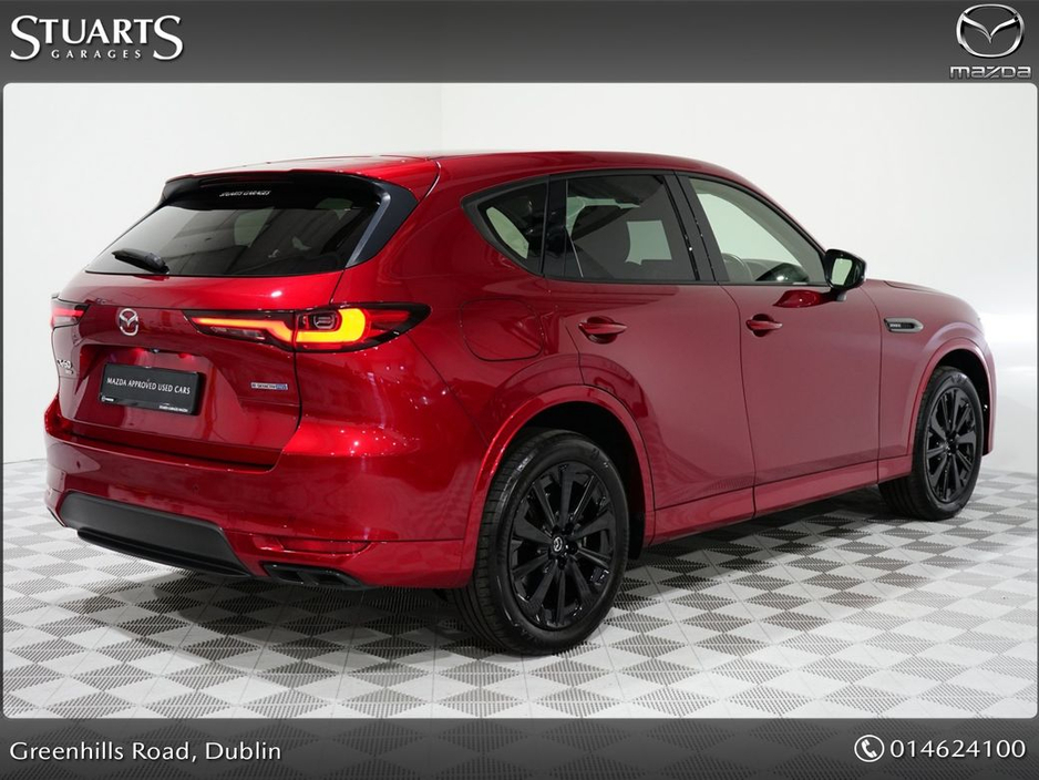 Mazda CX-60 *HOMURA PLUS PHEV 327ps 8AT AWD*HOMURA PLUS*DRIVERS ASSISTANCE PACK, CONVENIENCE PACK AND PANORAMIC SUNROOF, SOUL RED CRYSTAL WITH BLACK LEATHER* — thumbnail 23
