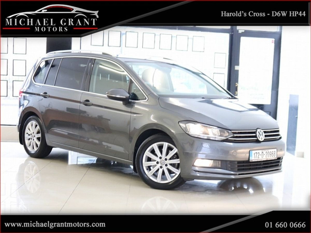 2017 VOLKSWAGEN TOURAN HIGHLINE 1.6 TDI 7 SEATER / ONLY 65KM / 1 OWNER / IRISH CAR