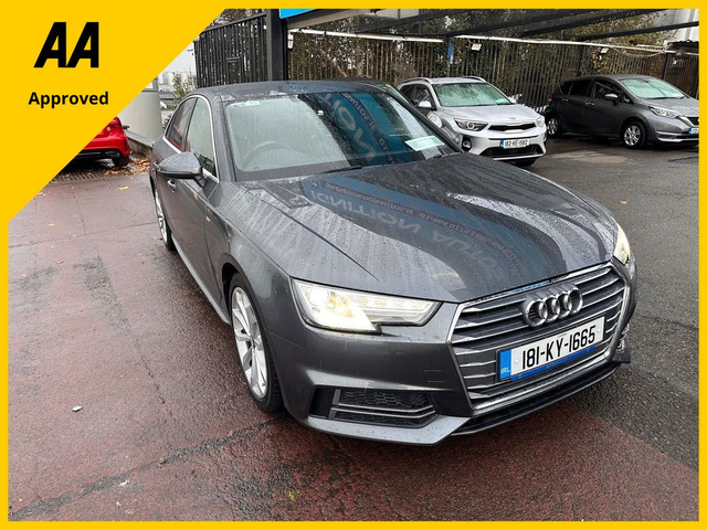 2018 AUDI A4 2.0 TDI, S LINE, AUTOMATIC, LOW MILEAGE, IRISH CAR, NEW NCT, FINANCE, WARRANTY, 5 STAR REVIEWS