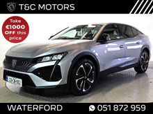 Peugeot 408 Allure Pack Auto 19" Diamond Cut Alloy Wheels, Front & Rear Parking Sensors with Rear Camera, Adaptive Cruise Control