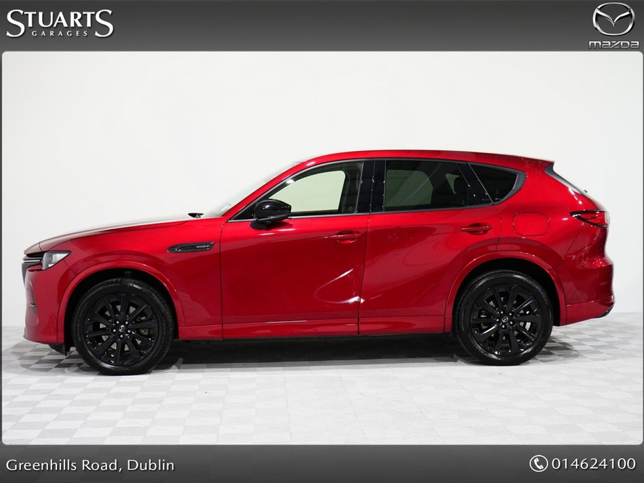 Mazda CX-60 *HOMURA PLUS PHEV 327ps 8AT AWD*HOMURA PLUS*DRIVERS ASSISTANCE PACK, CONVENIENCE PACK AND PANORAMIC SUNROOF, SOUL RED CRYSTAL WITH BLACK LEATHER* — thumbnail 6