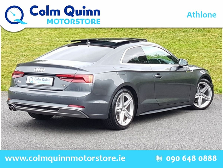 Used Audi A5 S-LINE 2.0 TDI AUTO - SUNROOF - FLAT BOTTOM STEERING WHEEL - DAYTONA GREY (2017 (171))