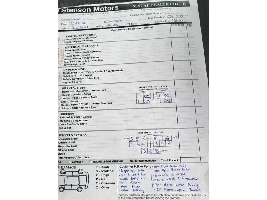 2023 Ford Transit 2L Diesel For Sale Images