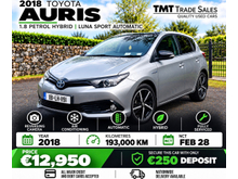 Toyota Auris HYBRID LUNA SPORT AUTO 4DR